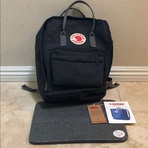 Authentic Fjallraven backpack in black